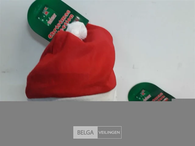 12 x kerstmuts met lampjes - afbeelding 3 van  3