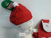 12 x kerstmuts met lampjes - afbeelding 3 van  3