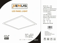 12 x led paneel 48w - 60cm x 60cm - 4000k neutraal wit - afbeelding 6 van  6