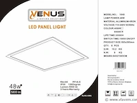 12 x led-paneel 48w – 60x60cm – 4000k neutraal wit – super eco – 5800 lm - afbeelding 4 van  5