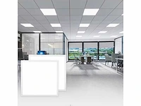 12 x led-paneel 48w – 60x60cm – 6500k koud wit – super eco – 5800 lm