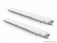 12 x led tl armatuur 120 cm inclusief led tl buizen - afbeelding 1 van  9
