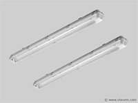 12 x led tl armatuur 120 cm ip65 slagvast - afbeelding 4 van  9