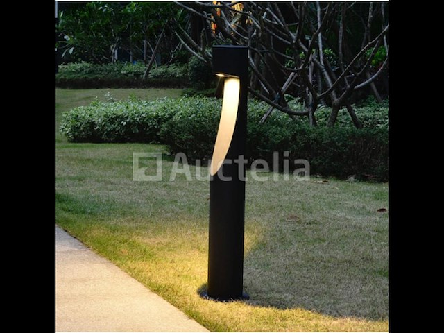 12 x led tuinlamp 12w– 60 cm – 3500k warm wit – 1000 lm – ip54 waterdicht – zwart (sla-35) - afbeelding 3 van  5