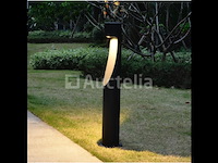 12 x led tuinlamp 12w– 60 cm – 3500k warm wit – 1000 lm – ip54 waterdicht – zwart (sla-35) - afbeelding 3 van  5