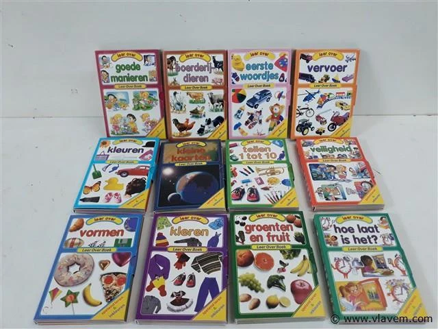 12 x leer over boekje 12 assorti - afbeelding 1 van  2