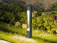 12 x moderne staande tuinlamp 60cm gu10 fitting zand zwart waterdicht - afbeelding 2 van  3