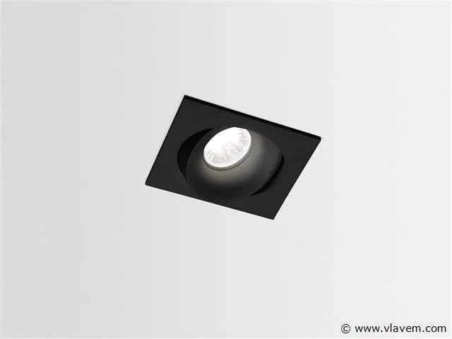 12 x neo square design inbouwspots zwart - afbeelding 8 van  8