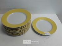 12 x ontbijt of dessert bord - afbeelding 3 van  3