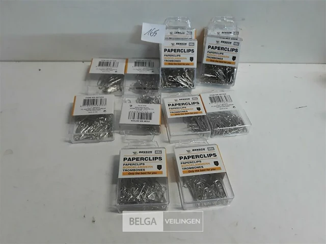 12 x paperclips 45 stuks - afbeelding 1 van  3