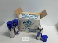 12 x peek polish spray 200 ml reinigt polijst en beschermt metalen - afbeelding 1 van  3