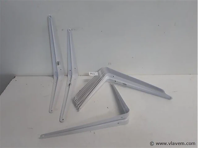 12 x plankdrager 20x25 cm wit - afbeelding 1 van  2