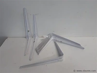12 x plankdrager 20x25 cm wit - afbeelding 1 van  2