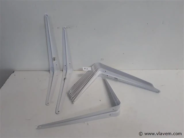 12 x plankdrager 20x25 cm wit - afbeelding 1 van  2