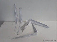 12 x plankdrager 20x25 cm wit - afbeelding 1 van  2
