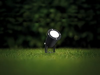 12 x prikspot aluminium gu10 fitting zand zwart waterdicht - afbeelding 6 van  7