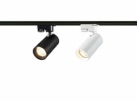 12 x railspot gu10 armatuur 12cm wit met ring draaibaar - afbeelding 3 van  4