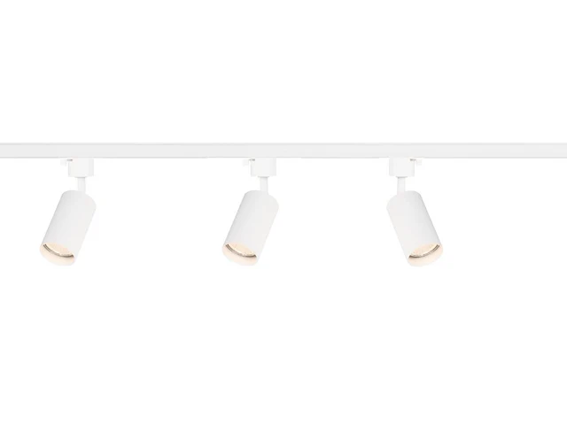 12 x railspot gu10 armatuur cilinder zand wit draaibaar 10,2cm - afbeelding 2 van  6