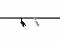 12 x railspot gu10 armatuur cilinder zand wit draaibaar 10,2cm - afbeelding 4 van  6