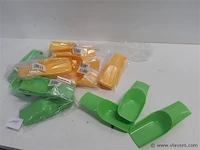 12 x schepje pvc 3 stuks 12 cm - afbeelding 2 van  2