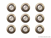 12 x sensys koper plafond inbouwspots - afbeelding 8 van  8
