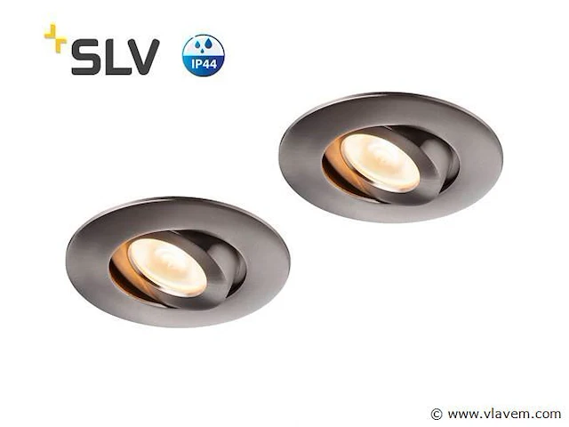 12 x slv spatwaterdichte led spots - afbeelding 1 van  9