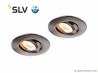 12 x slv spatwaterdichte led spots
