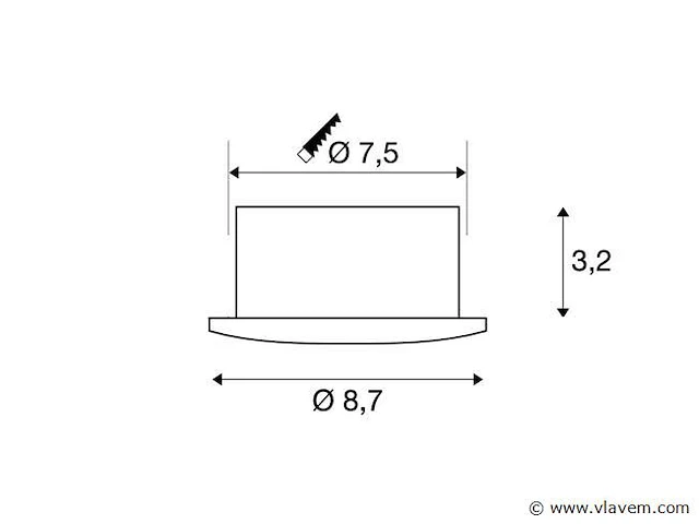 12 x slv spatwaterdichte led spots - afbeelding 8 van  9