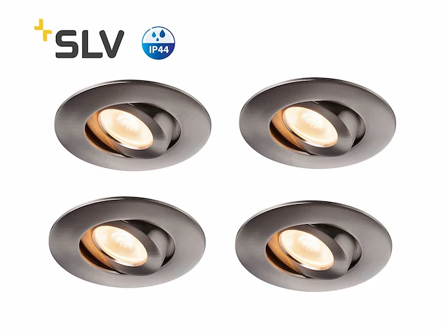 12 x slv spatwaterdichte led spots - afbeelding 1 van  11