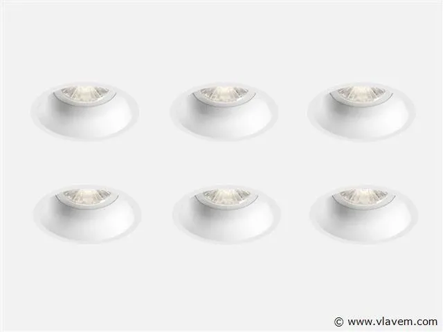 12 x solo deep inbouwspots wit - afbeelding 1 van  7