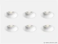 12 x solo deep inbouwspots wit - afbeelding 1 van  7