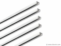 12 x spanningsrail juno 100 cm mat wit - afbeelding 1 van  7