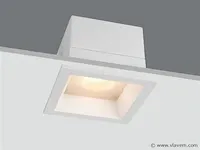 12 x squaro design plafond inbouwspots wit - afbeelding 1 van  6