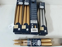 12 x tafelkaars 2 stuks zilver/goud - afbeelding 3 van  3