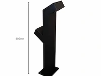 12 x tuinlamp - 2 lamps x 10w led - 60 cm warm wit (sla-57) - afbeelding 3 van  4
