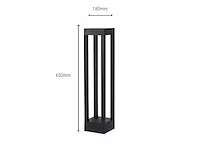 12 x tuinlamp 10w led 60 cm - 3500k warm wit (sla-15) - afbeelding 4 van  4