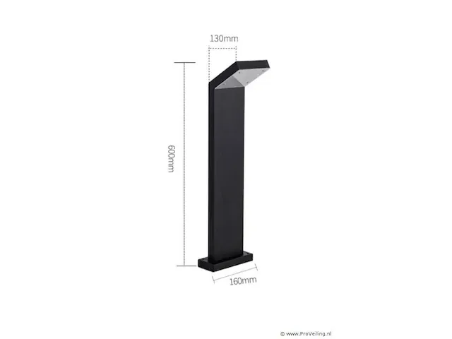 12 x tuinlamp 10w led 60 cm warm wit (sla-64) - afbeelding 2 van  4