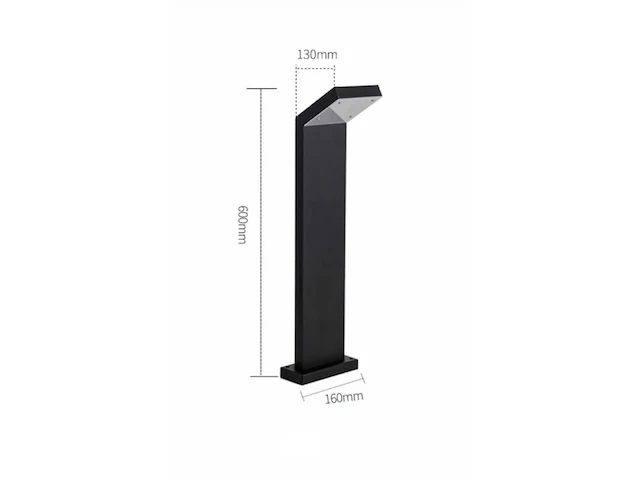 12 x tuinlamp 10w led 60 cm warm wit (sla-64) - afbeelding 3 van  5