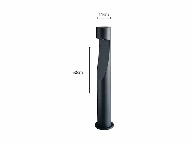 12 x tuinlamp 12w led 60 cm - 3500k warm wit (sla-35) - afbeelding 3 van  5