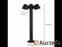 12 x tuinlamp 2 x gu10 fitting - draaibaar 60 cm (sla-34) - afbeelding 3 van  5