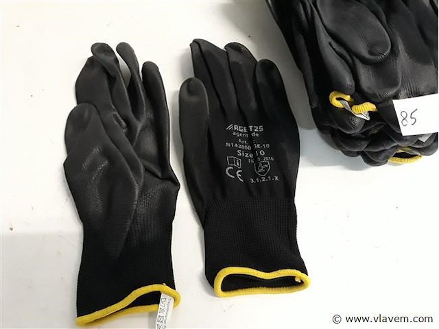 12 x werkhandschoenen maat 10 pu - afbeelding 2 van  2