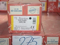 120 dozen a 5kg spijkers 3,00x65 te. pointes - afbeelding 2 van  3