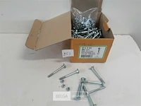 120 x houtbout met moer verzinkt m6x60 - afbeelding 2 van  3