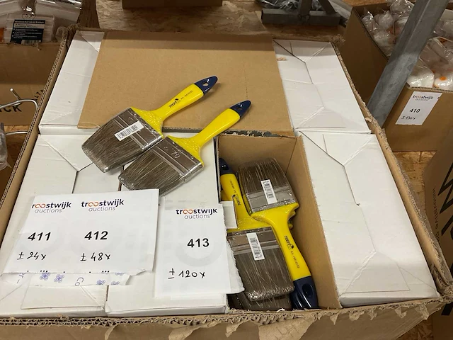 120 x platte verfborstels - afbeelding 1 van  5