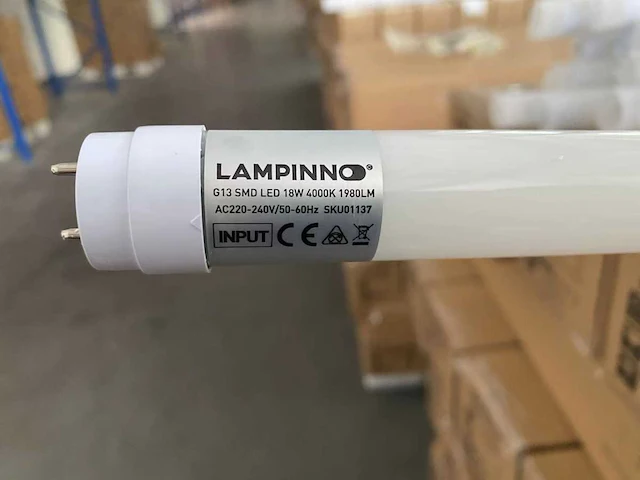 120cm 18w 3000k led tl buizen led g13 t8 (50x) - afbeelding 3 van  5