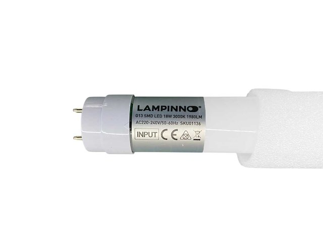 120cm 18w 3000k led tl buizen led g13 t8 (50x) - afbeelding 2 van  5