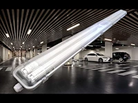120cm dubbele led tl t8 armaturen waterdicht (24x) - afbeelding 1 van  9