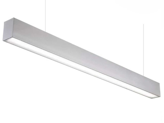 120cm linear hanglamp 40w led met 3 kleur licht (2x) - afbeelding 1 van  6