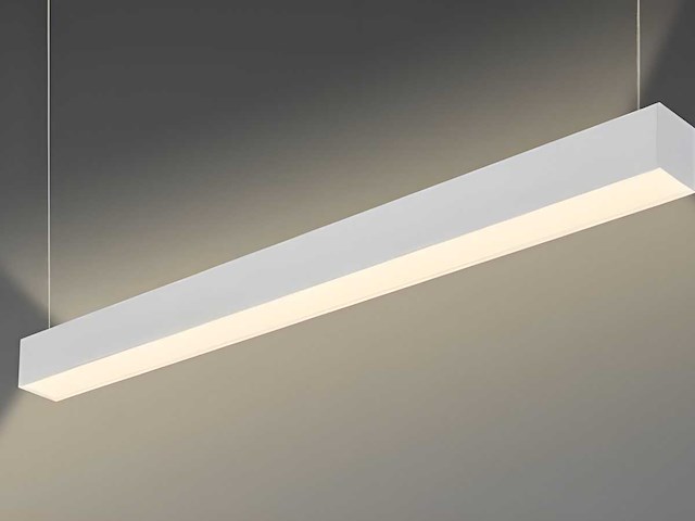 120cm linear hanglamp 40w led met 3 kleur licht (2x) - afbeelding 3 van  6
