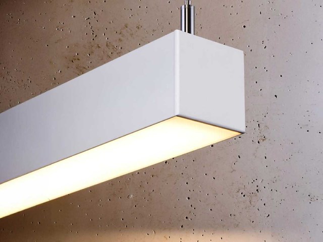 120cm linear hanglamp 40w led met 3 kleur licht (2x) - afbeelding 2 van  6